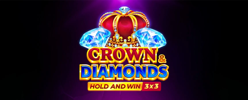 Join the royal adventure with Crown and Diamonds: Hold and Win. Uncover dazzling treasures and huge wins in this thrilling pokie!