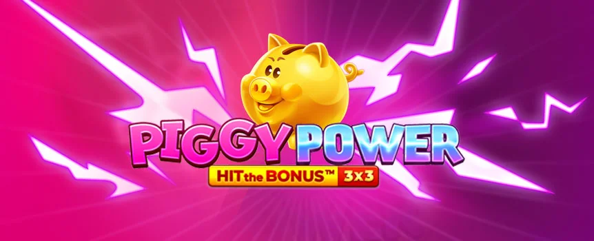 Collect Bonus symbols to activate the Respins Bonus with a chance to win Jackpots in Piggy Power: Hit the Bonus.