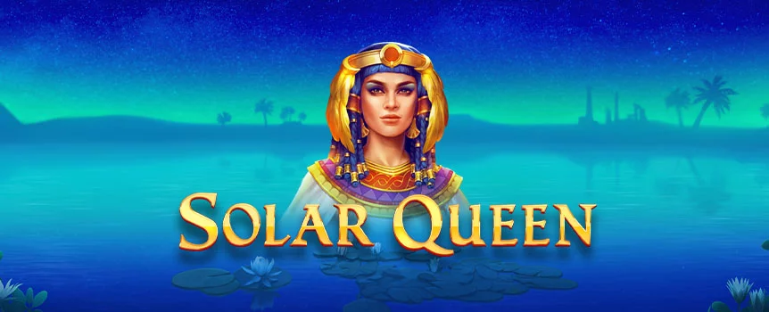 Join the adventure with Solar Queen. Uncover the treasures of Ancient Egypt with this 5-reel, 20-line slot, featuring Free Spins, Sticky Wilds, and Winning Multipliers.